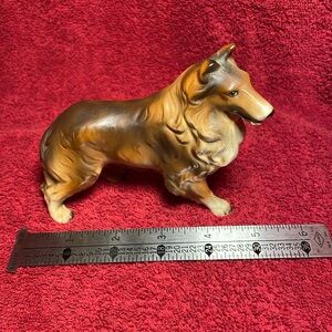This Ceramic Collie Dog from MOMS COLLECTION!